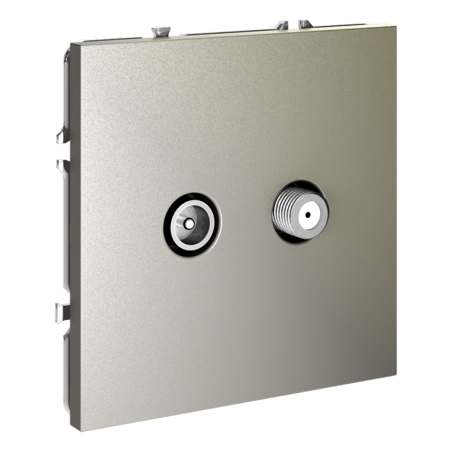 Розетка телевизионная Voltum S70 VLS060404 (шелк) Розетка телевизионная Voltum S70 VLS060404 (шелк)