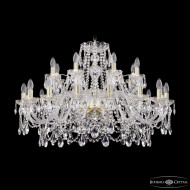 Подвесная люстра Bohemia Ivele Crystal 1411/16+8/360 G
