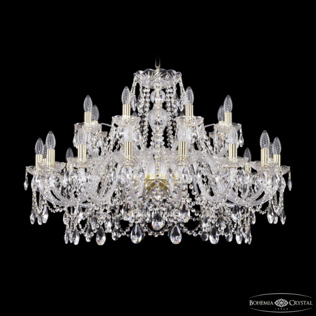 Подвесная люстра Bohemia Ivele Crystal 1411/16+8/360 G