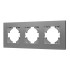 Рамка на 3 поста пластиковая Arlight FRM-PERIO-PL-3-GR 049756 Рамка на 3 поста пластиковая Arlight FRM-PERIO-PL-3-GR 049756
