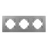 Рамка на 3 поста пластиковая Arlight FRM-PERIO-PL-3-GR 049756 Рамка на 3 поста пластиковая Arlight FRM-PERIO-PL-3-GR 049756