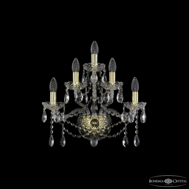 Бра Bohemia Ivele Crystal 1413B/2+2+1/165 G Бра Bohemia Ivele Crystal 1413B/2+2+1/165 G