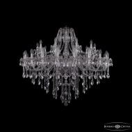 Подвесная люстра Bohemia Ivele Crystal 1415/20+10/460 Ni