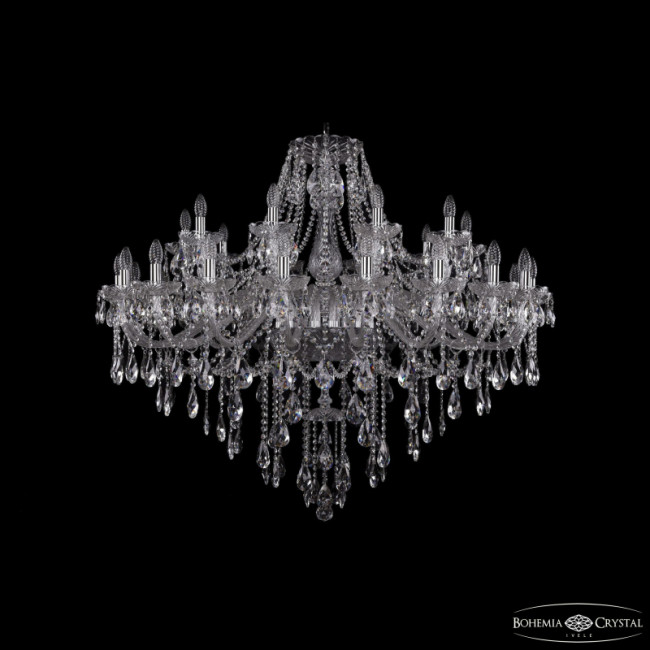 Подвесная люстра Bohemia Ivele Crystal 1415/20+10/460 Ni Подвесная люстра Bohemia Ivele Crystal 1415/20+10/460 Ni