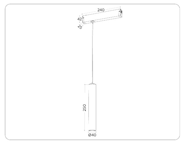 Трековый магнитный светильник Ambrella Light Magnetic 220V GL1432 Трековый магнитный светильник Ambrella Light Magnetic 220V GL1432