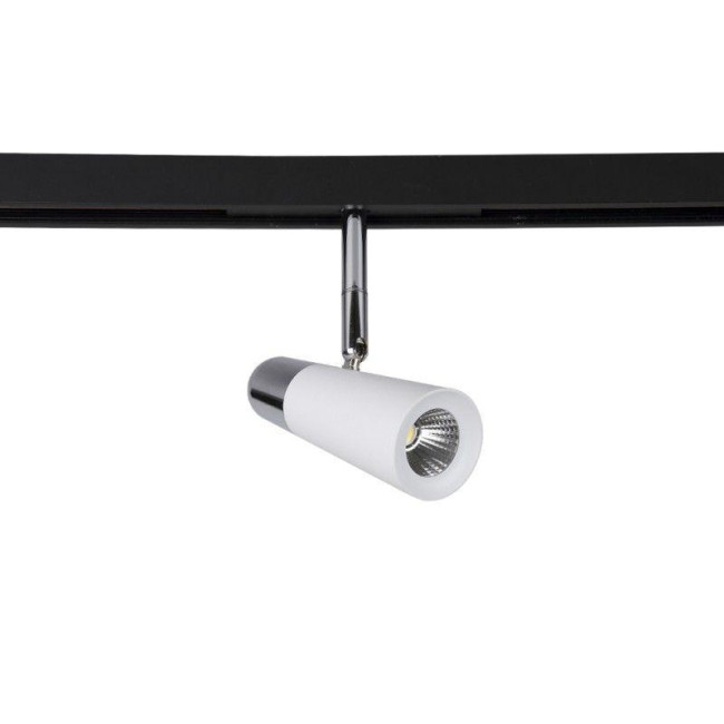 Трековый светодиодный светильник для магнитного шинопровода Crystal Lux Space CLT 0.33 006 12W WH-CH 4000K Трековый светодиодный светильник для магнитного шинопровода Crystal Lux Space CLT 0.33 006 12W WH-CH 4000K