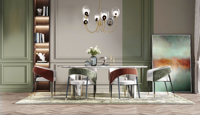 Люстра на штанге Maytoni Aura MOD016PL-06BS