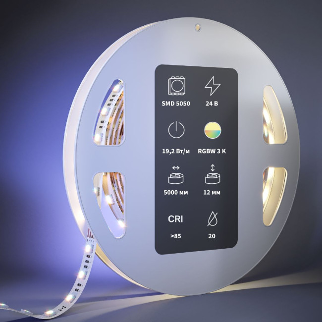 Светодиодная лента Maytoni Led Strip 24В 5050 19,2Вт/м 3000К 5м IP20 201134 Светодиодная лента Maytoni Led Strip 24В 5050 19,2Вт/м 3000К 5м IP20 201134
