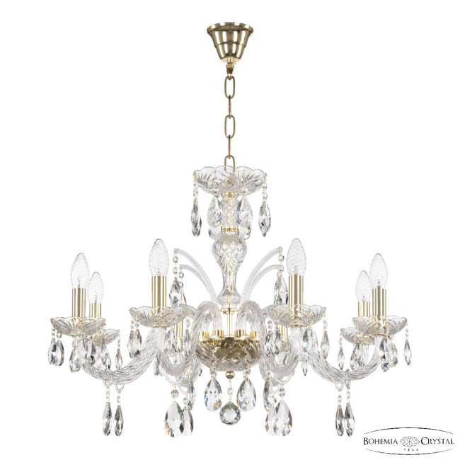 Подвесная люстра Bohemia Ivele Crystal 118/8/240 G Подвесная люстра Bohemia Ivele Crystal 118/8/240 G