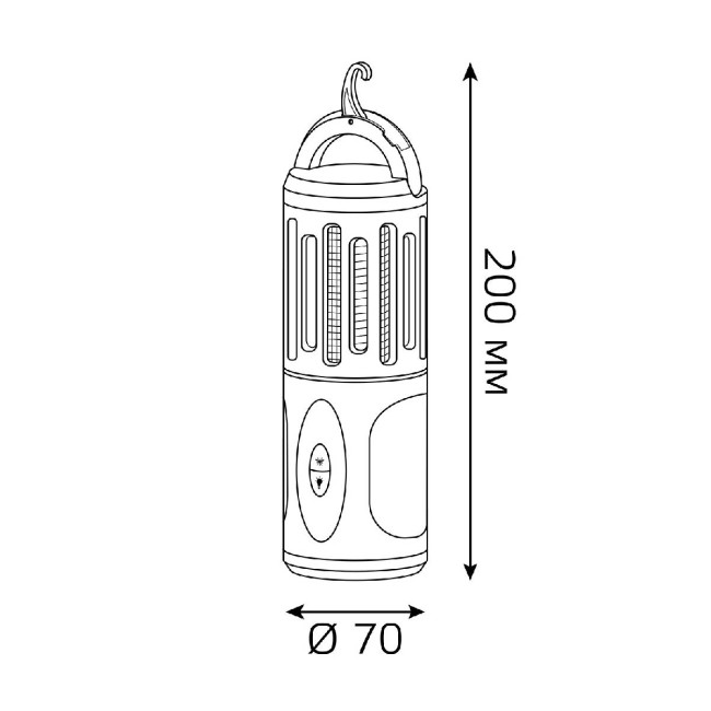 Антимоскитный светодиодный светильник Gauss Mosquito GMQ03 Антимоскитный светодиодный светильник Gauss Mosquito GMQ03