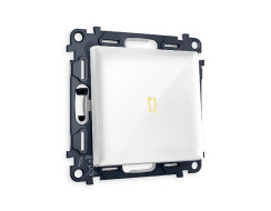 Комплект механизма 1-кл выключателя с подсветкой Ambrella Volt Alfa MA102010