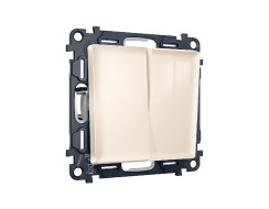 Комплект механизма 2-кл проходного выключателя Ambrella Volt Alfa MA303020