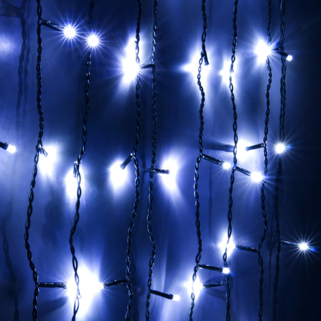 Светодиодный занавес Eurosvet 200-003 белый 0,45*1,5м IP20 Светодиодный занавес Eurosvet 200-003 белый 0,45*1,5м IP20