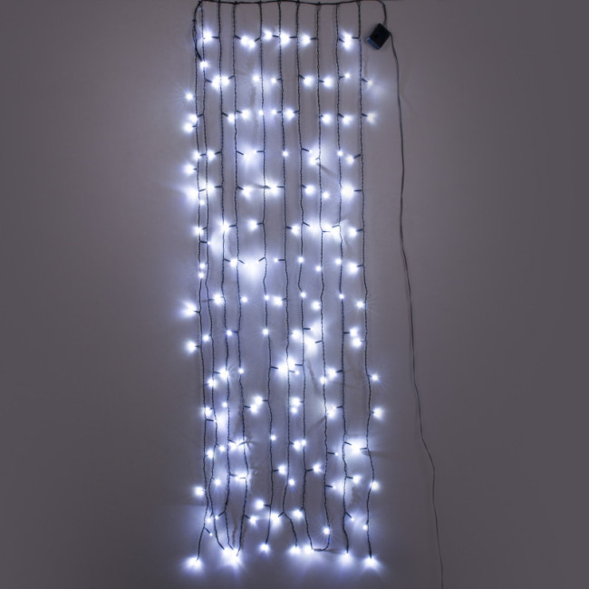 Светодиодный занавес Eurosvet 200-003 белый 0,45*1,5м IP20 Светодиодный занавес Eurosvet 200-003 белый 0,45*1,5м IP20