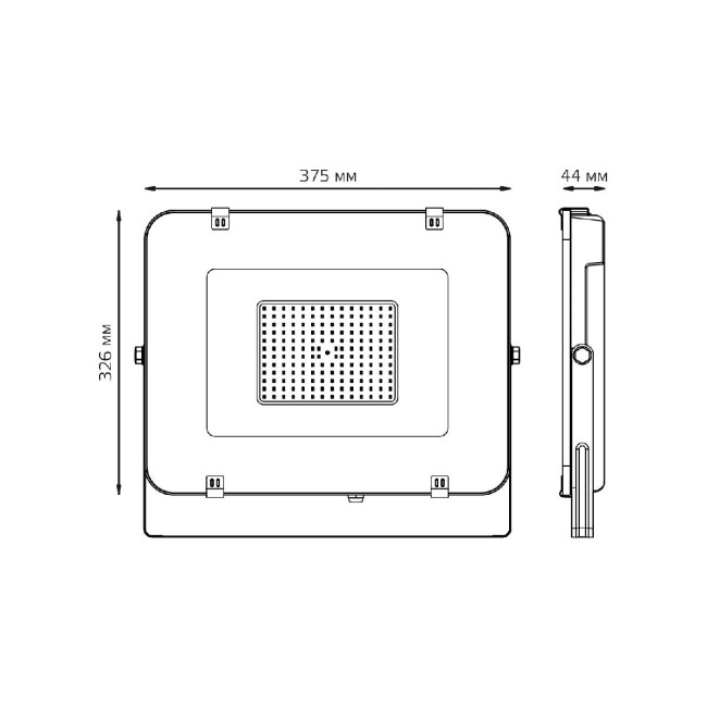Прожектор светодиодный Gauss Elementary 150W 6500К 691511150