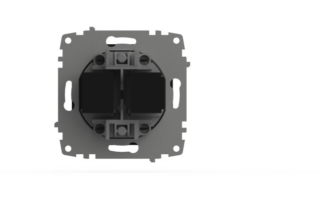 Розетка компьютерная двухместная ( Cat 6) ELBI Zena Vega 609-014800-248 Розетка компьютерная двухместная ( Cat 6) ELBI Zena Vega 609-014800-248