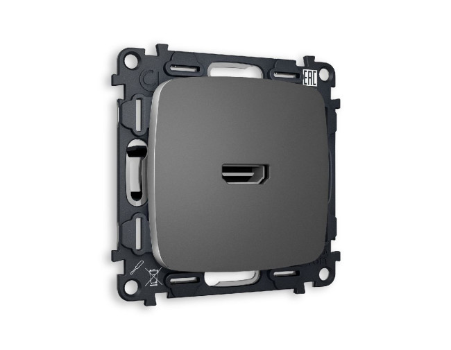 Комплект механизма розетки HDMI 2.0 40V/500mA 2.0GHz 5-18Gbit/s Ambrella Volt Omega MO664010 Комплект механизма розетки HDMI 2.0 40V/500mA 2.0GHz 5-18Gbit/s Ambrella Volt Omega MO664010