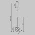Подвесной светильник Maytoni Levix MOD459PL-L7BSK Подвесной светильник Maytoni Levix MOD459PL-L7BSK