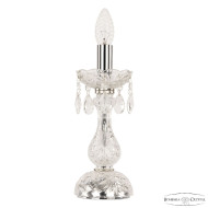 Настольная лампа Bohemia Ivele Crystal 107L/1-27 Ni Настольная лампа Bohemia Ivele Crystal 107L/1-27 Ni