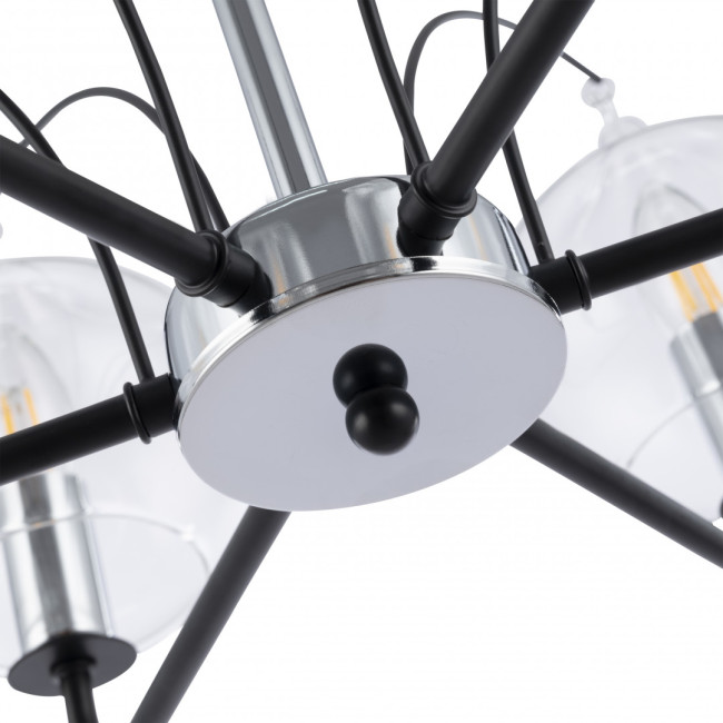 Люстра на штанге Arte Milano Napoli 321007/6 BK.CR