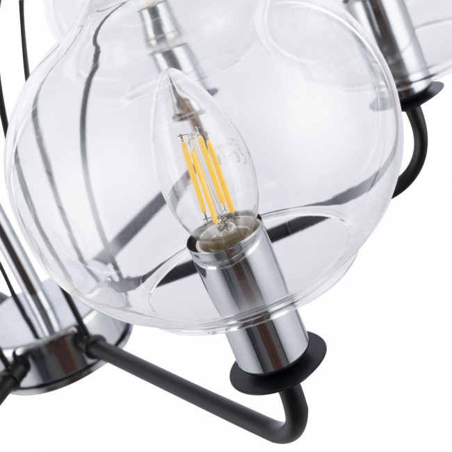 Люстра на штанге Arte Milano Napoli 321007/6 BK.CR