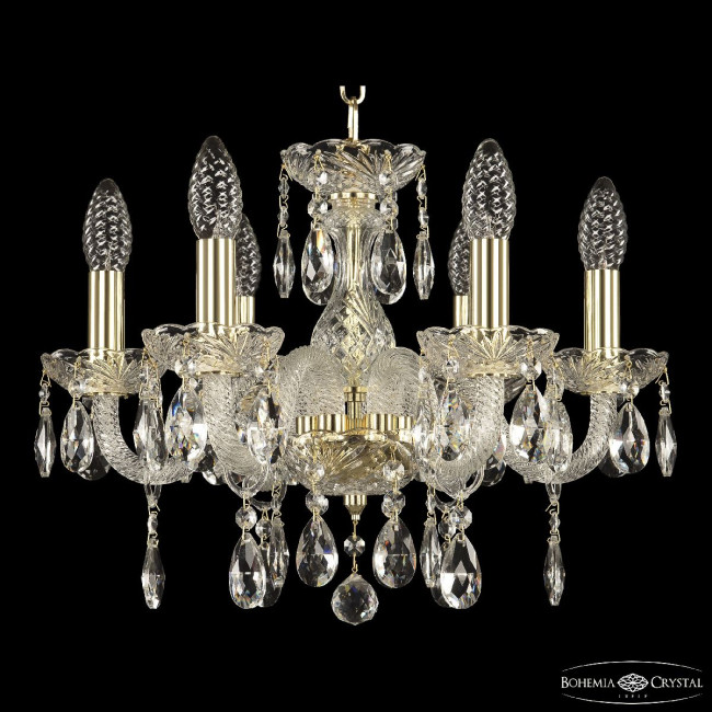 Подвесная люстра Bohemia Ivele Crystal 117/6/141 G Подвесная люстра Bohemia Ivele Crystal 117/6/141 G