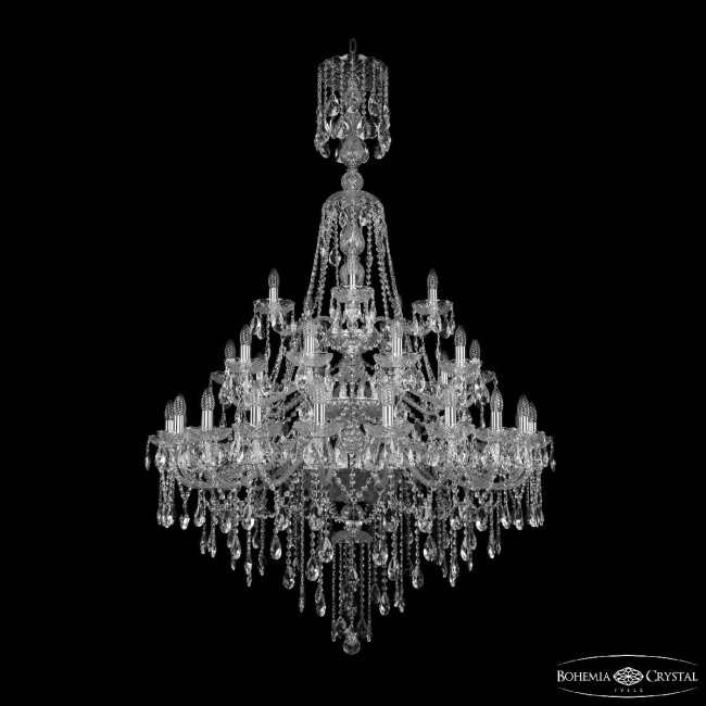Подвесная люстра Bohemia Ivele Crystal 1415/20+10+5/400/XL-180/3d Ni Подвесная люстра Bohemia Ivele Crystal 1415/20+10+5/400/XL-180/3d Ni