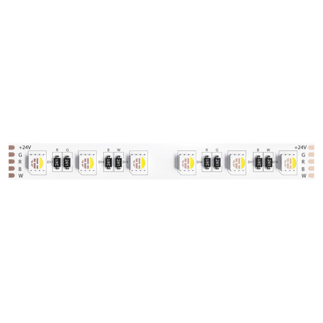 Светодиодная лента Arte Lamp Tape 24В 14,4Вт/м 2900/3100+RGB 5м IP20 A2406012-02-RGB3K Светодиодная лента Arte Lamp Tape 24В 14,4Вт/м 2900/3100+RGB 5м IP20 A2406012-02-RGB3K