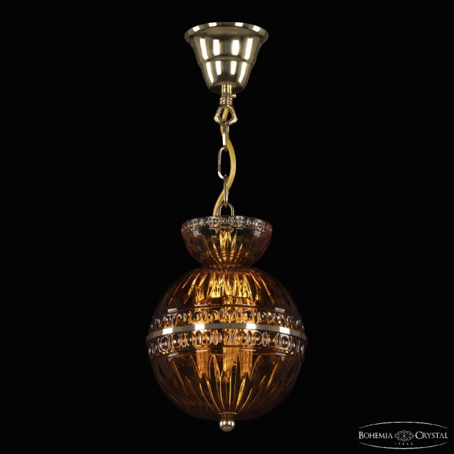 Подвесной светильник Bohemia Ivele Crystal 5480/17 G Amber/M-1G