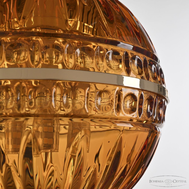 Подвесной светильник Bohemia Ivele Crystal 5480/17 G Amber/M-1G