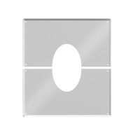 Декоративная пластина (AISI 430/0,8мм) 35-45° д.225 (700х700мм)