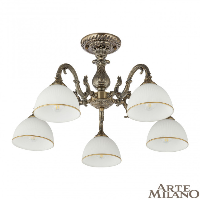 Потолочная люстра Arte Milano 346410/5 AB Потолочная люстра Arte Milano 346410/5 AB