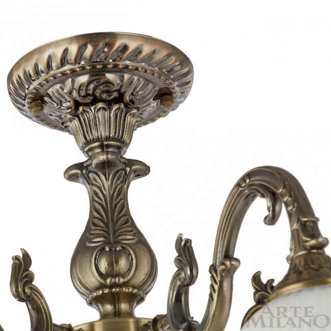 Потолочная люстра Arte Milano 346410/5 AB Потолочная люстра Arte Milano 346410/5 AB