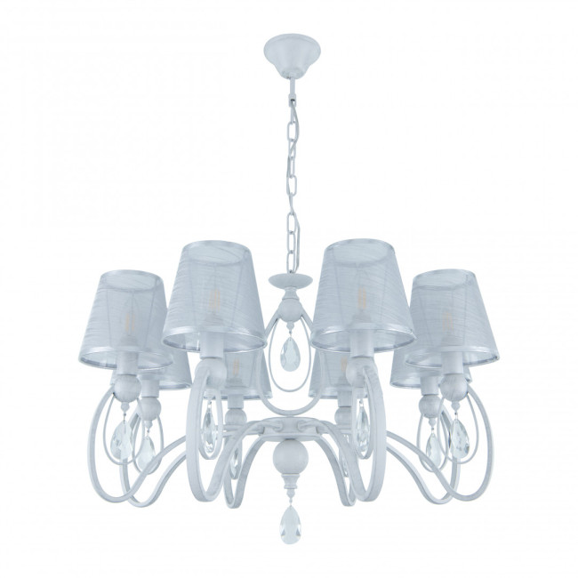 Подвесная люстра Arte Milano 347203/8 WT+SL Подвесная люстра Arte Milano 347203/8 WT+SL