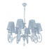 Подвесная люстра Arte Milano 347203/8 WT+SL Подвесная люстра Arte Milano 347203/8 WT+SL