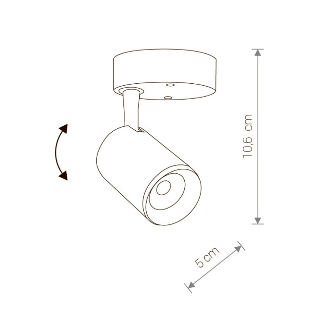Светодиодный спот Nowodvorski Iris Led 8993 Светодиодный спот Nowodvorski Iris Led 8993