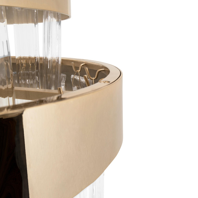 Подвесная люстра Delight Collection Babel KM0990P-4 brass Подвесная люстра Delight Collection Babel KM0990P-4 brass