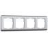Рамка на 4 поста Werkel Stream серебряный W0042106 4690389162466 Рамка на 4 поста Werkel Stream серебряный W0042106 4690389162466