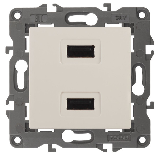 Розетка USB Эра 14-4110-02 Б0034359 Розетка USB Эра 14-4110-02 Б0034359
