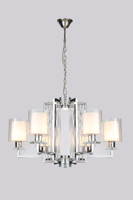 Подвесная люстра iLamp King RM6201-6 CR+CL Подвесная люстра iLamp King RM6201-6 CR+CL