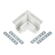 Коннектор угловой для магнитного шинопровода Myfar Accessories for MagLine 23 MT0200-CL-W