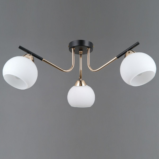 Потолочная люстра Illumico IL0713-3CSQ-24 BK FGD LIBRA Потолочная люстра Illumico IL0713-3CSQ-24 BK FGD LIBRA