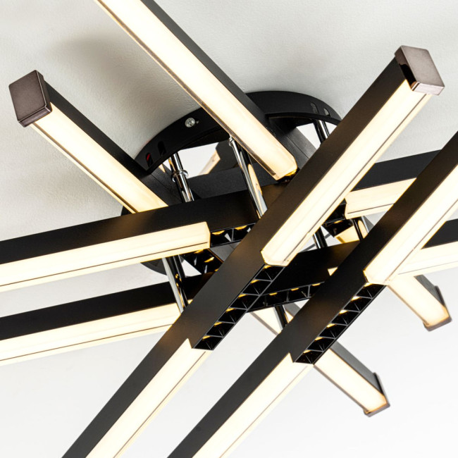 Потолочный светильник Modelight MDL.9374.600CL BK Потолочный светильник Modelight MDL.9374.600CL BK