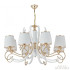 Подвесная люстра Arte Milano Florentia-3857 303857/8 Wh/Gd Подвесная люстра Arte Milano Florentia-3857 303857/8 Wh/Gd