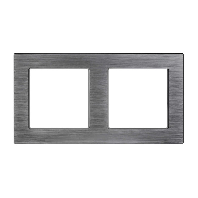 Рамка на 2 поста Arlight FRM-PRESTO-ALS-2-GR 043856