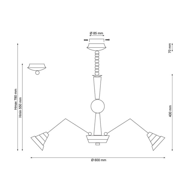Подвесная люстра Lucia Tucci Natura 072.6 LED Подвесная люстра Lucia Tucci Natura 072.6 LED