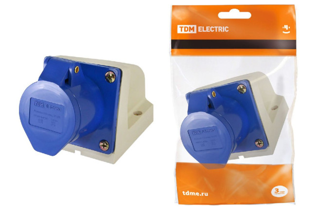 Розетка стационарная TDM Electric SQ0602-0004 Розетка стационарная TDM Electric SQ0602-0004