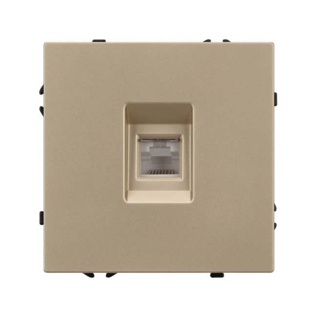 Механизм компьютерной розеткиArlight SCT-NOBE-MPC1-SFPL-GD (RJ-45, CAT6) 054306 Механизм компьютерной розеткиArlight SCT-NOBE-MPC1-SFPL-GD (RJ-45, CAT6) 054306