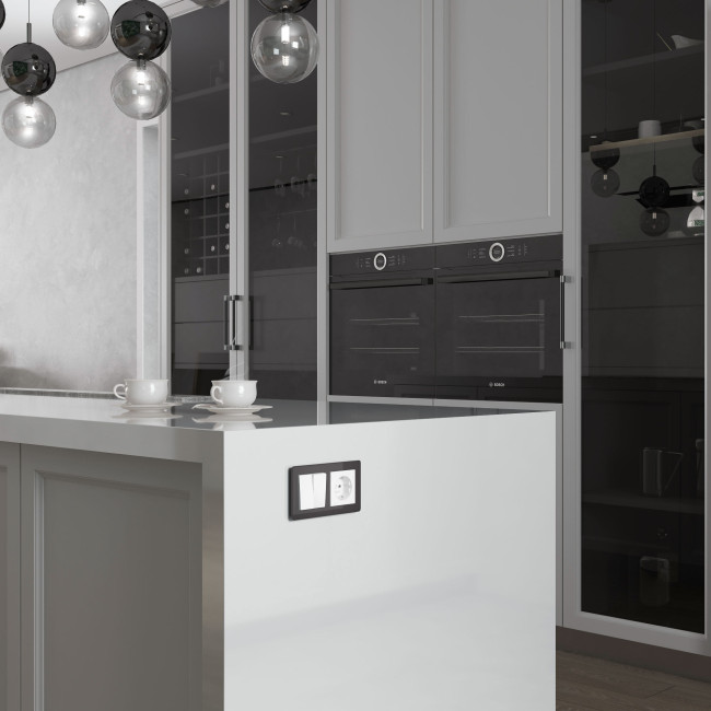 Перекрестный переключатель двухклавишный Werkel 4690389182105 W1123001 a058432 Перекрестный переключатель двухклавишный Werkel 4690389182105 W1123001 a058432