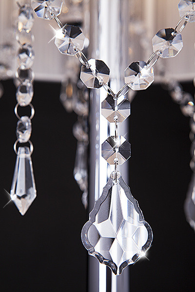 Торшер Eurosvet 2045/3F хром/белый Торшер Eurosvet 2045/3F хром/белый